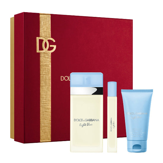 D & G Light Blue 3 Piece Gift Set