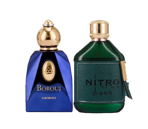 Dumont Borouj Amorous Eau De Parfum + Dumont Nitro Green Eau De Parfum Bundle